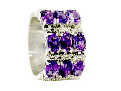 February Birthstone is "Amethyst" -  information here.