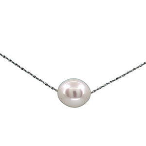 Solitaire Pearl Necklace