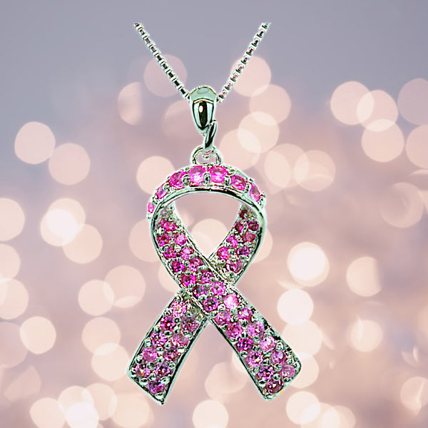 Pink Ribbon Hope Necklace