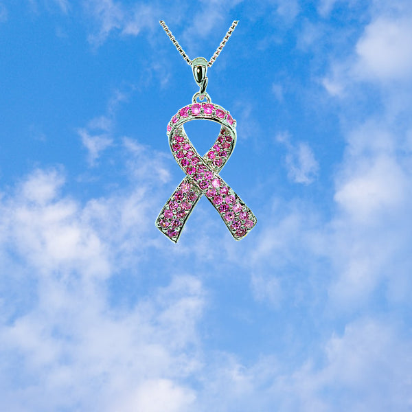 Pink Ribbon Hope Necklace