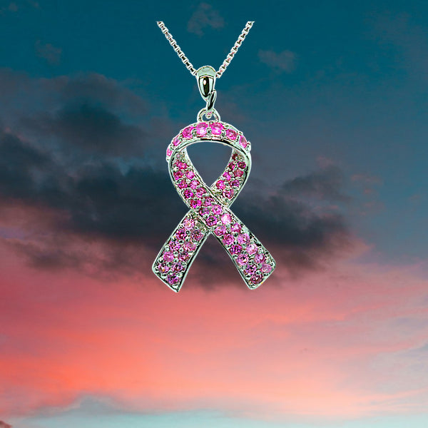 Pink Ribbon Hope Necklace