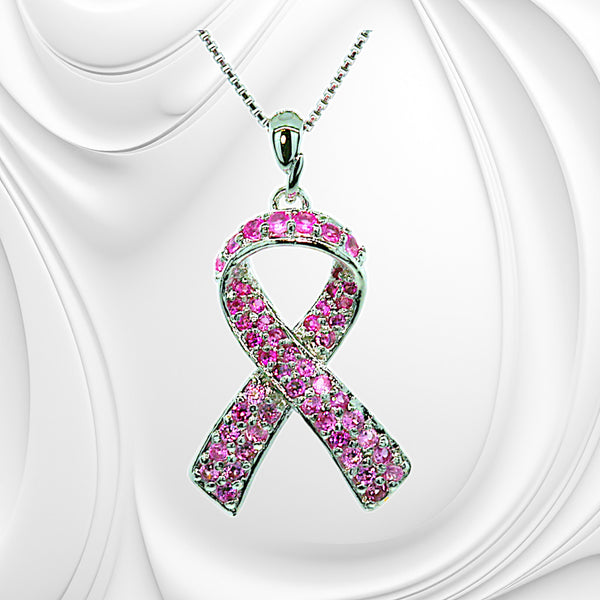 Pink Ribbon Hope Necklace