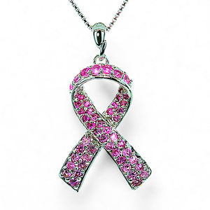 Pink Ribbon Hope Necklace